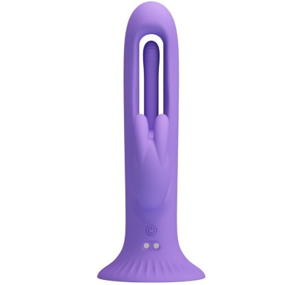 PRETTY LOVE - VIBRADOR DE COELHO KILLMOULIS 12 MODOS DE VIBRAÇÃO ROXO - D-242906 - Dona Pimenta