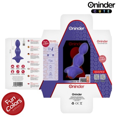 ONINDER CUTE - PLUG ANAL VIBRANTE LOVE BUTT - APLICATIVO MUNDIAL GRATUITO - D-242099 - Dona Pimenta