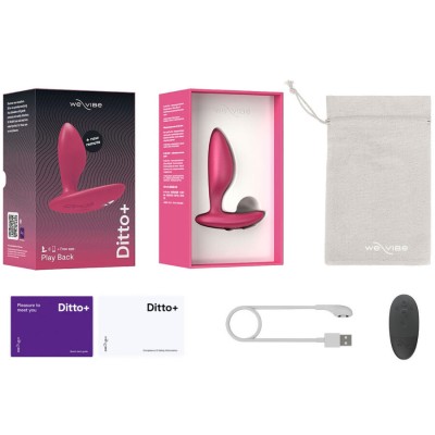 WE-VIBE - DITTO+ VIBRADOR ANAL PLUG ROSA - D-238313 - Dona Pimenta