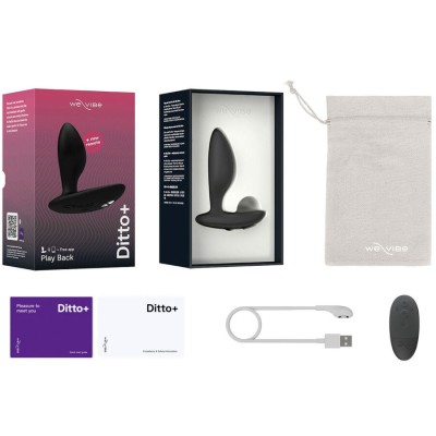 WE-VIBE - DITTO+ VIBRADOR ANAL PLUG ROSA - D-238313 - Dona Pimenta