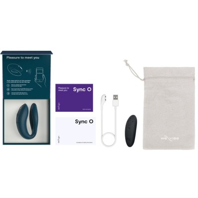 WE-VIBE - SYNC O VIBRADOR FLEXÍVEL CONTROLE REMOTO VERDE ESCURO - D-238123 - Dona Pimenta