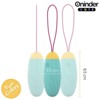 ONINDER CUTE - OVO DE SILICONE VIBRO-GIRATÃRIO LOVE PLEASURE - APLICATIVO MUNDIAL GRATUITO - D-242096 - Dona Pimenta