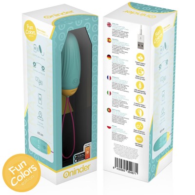 ONINDER CUTE - OVO DE SILICONE VIBRO-GIRATÃRIO LOVE PLEASURE - APLICATIVO MUNDIAL GRATUITO - D-242096 - Dona Pimenta