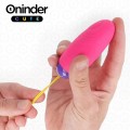 ONINDER CUTE - OVO DE SILICONE COM VIBRO-ONDAS E PRAZER DE AMOR - APLICATIVO MUNDIAL GRATUITO - D-242097 - Dona Pimenta