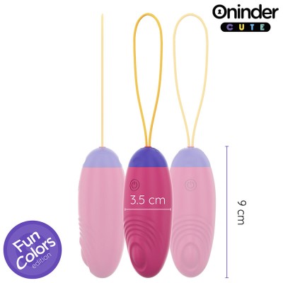 ONINDER CUTE - OVO DE SILICONE COM VIBRO-ONDAS E PRAZER DE AMOR - APLICATIVO MUNDIAL GRATUITO - D-242097 - Dona Pimenta