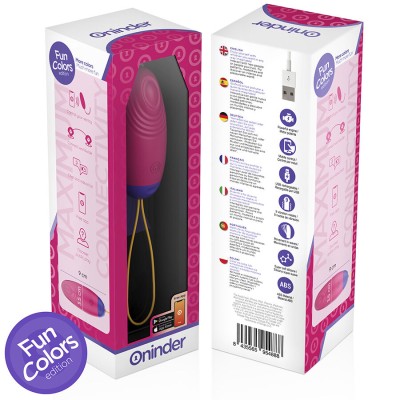 ONINDER CUTE - OVO DE SILICONE COM VIBRO-ONDAS E PRAZER DE AMOR - APLICATIVO MUNDIAL GRATUITO - D-242097 - Dona Pimenta
