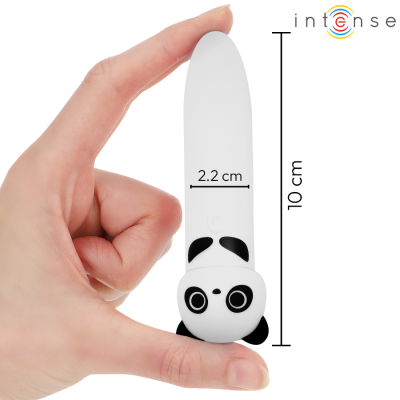 INTENSO - POH PANDA VIBRATING BULLET USB RECARREGÁVEL 10 X 2,2 CM - D-242828 - Dona Pimenta