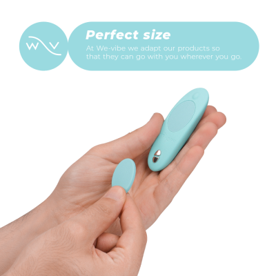 WE-VIBE - MOXIE + CLITORAL VIBRATOR AQUA - D-235691 - Dona Pimenta