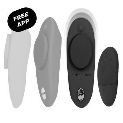WE-VIBE - MOXIE + CLITORAL VIBRATOR SATIN BLACK - D-235692 - Dona Pimenta