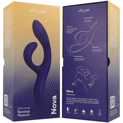 WE-VIBE - NOVA 3 COELHO VIBRADOR MIDNIGHT BLUE - D-235693 - Dona Pimenta