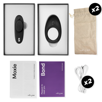 WE-VIBE - TEASE US SET BOND + MOXIE - D-235694 - Dona Pimenta