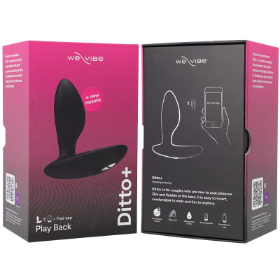 WE-VIBE - VECTOR+ MASSAGER VIBRANTE DE PRÓSTATA PRETO - D-235697 - Dona Pimenta