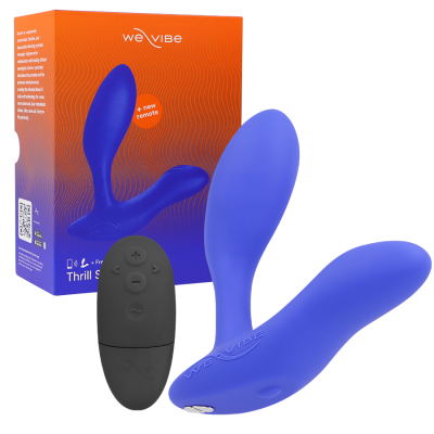 WE-VIBE - VECTOR+ MASSAGER VIBRANTE DE PRÓSTATA ROYAL BLUE - D-235698 - Dona Pimenta