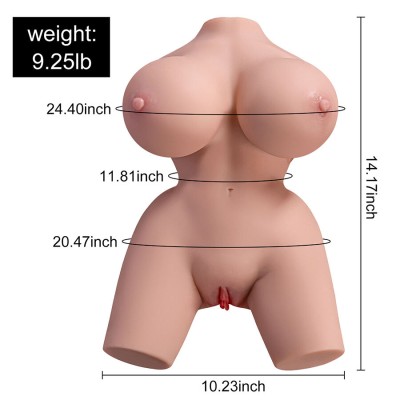 XISE - FRIEDA TRONCO FEMININO REALISTA COM VIBRAÇÃO 36 CM - D-242990 - Dona Pimenta
