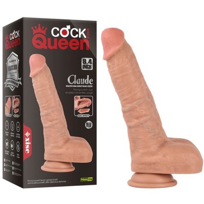XISE - CLAUDE DILDO REALISTA DE DUPLA DENSIDADE 16,5 CM - D-243031 - Dona Pimenta