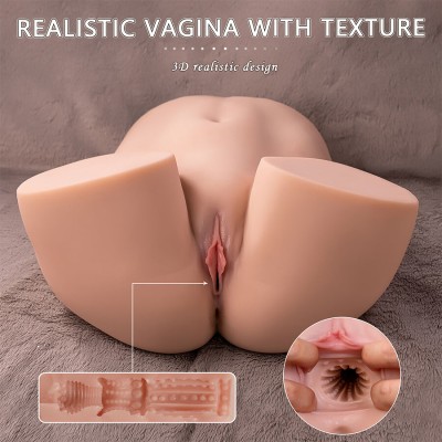 XISE - ETHEL THRUSTING MASTURBADOR VAGINA REALISTA COM VIBRAÇÃO MULTI-POSIÇÕES - D-242993 - Dona Pimenta