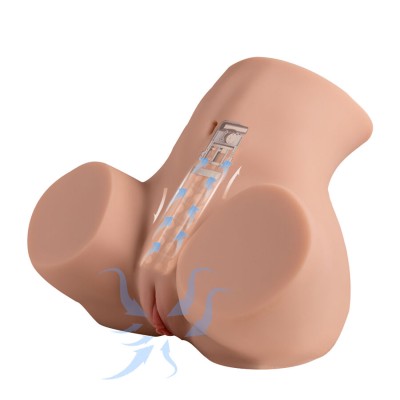 XISE - DANAE THRUSTING MASTUBADOR DE VAGINA REALISTA COM VIBRAÇÃO MULTI-POSIÇÕES - D-242994 - Dona Pimenta