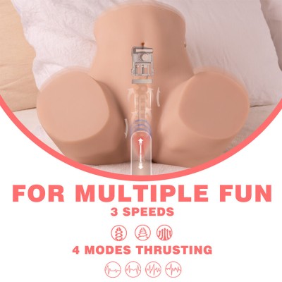XISE - DANAE THRUSTING MASTUBADOR DE VAGINA REALISTA COM VIBRAÇÃO MULTI-POSIÇÕES - D-242994 - Dona Pimenta
