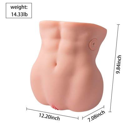 XISE - LYDIA VAGINA FEMININA MASTURBADOR COM IMPULSO 25 CM - D-242998 - Dona Pimenta