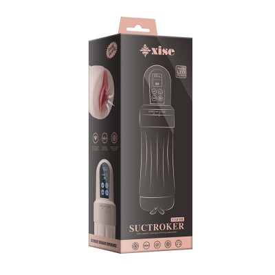 XISE - SUCTROKER V3.0 III MASTURBADOR VAGINA COM VIBRAÇÃO - D-243013 - Dona Pimenta