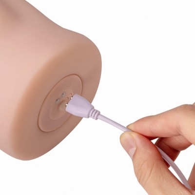 XISE - MASTURBADOR DE VAGINA VIBRANTE AGGIE COM VIBRAÇÃO - D-243017 - Dona Pimenta