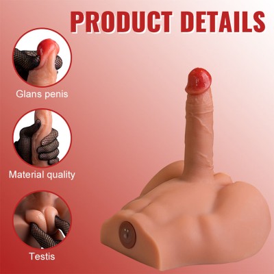 XISE - PEEL DILDO ASS DILDO REALISTA MASTURBADOR POSIÃÃO FRONTAL COM IMPULSO 17,5 CM - D-243004 - Dona Pimenta