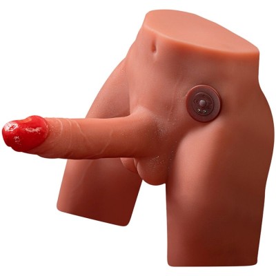 XISE - JASON DILDO REALISTA MASTURBADOR COM IMPULSO E VIBRAÇÃO 17 CM - D-243008 - Dona Pimenta