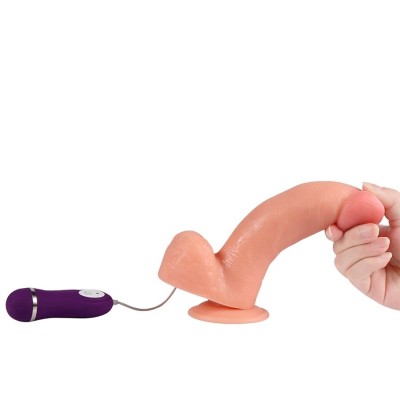 SHEQU - ADAM VIBRADOR DILDO COM CONTROLE REMOTO 21 CM - D-243035 - Dona Pimenta