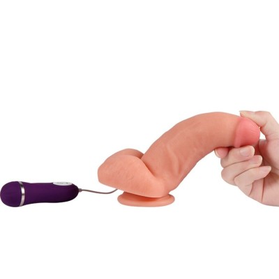 SHEQU - RED EAGLE VIBRADOR DILDO COM CONTROLE REMOTO 17 CM - D-243036 - Dona Pimenta