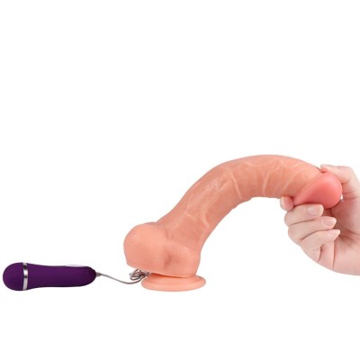 SHEQU - APOLO VIBRADOR DILDO COM CONTROLE REMOTO 24,5 CM - D-243038 - Dona Pimenta