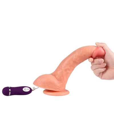 SHEQU - BEAST VIBRATING DILDO COM CONTROLE REMOTO 24,5 CM - D-243039 - Dona Pimenta