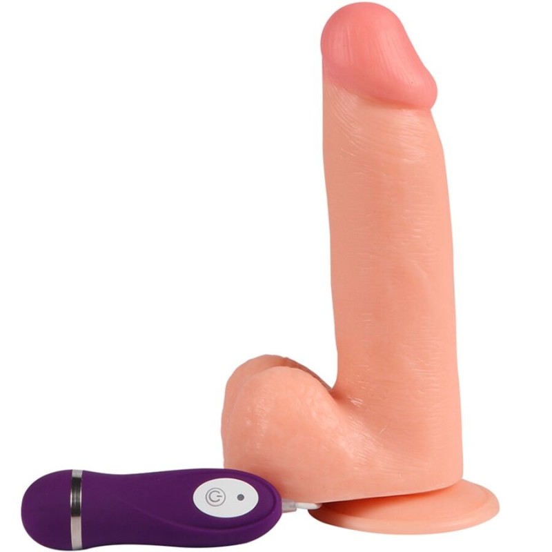 SHEQU - DILDO VIBRATÓRIO FANTASMA COM CONTROLE REMOTO 20 CM - D-243044 - Dona Pimenta