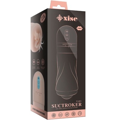 XISE - SUCTROKER V2.0 I MASTURBADOR DE BOCA COM VIBRAÇÃO - D-243012 - Dona Pimenta