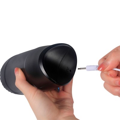 SHEQU - RENEE MASTURBADOR DE VAGINA COMPRESSÃVEL COM VIBRAÇÃO NA CAIXA - D-243027 - Dona Pimenta