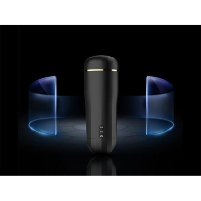 SHEQU - MASTURBADOR SNOW VAGINA COM VIBRAÇÃO E ONDAS ESTIMULANTES - D-243029 - Dona Pimenta