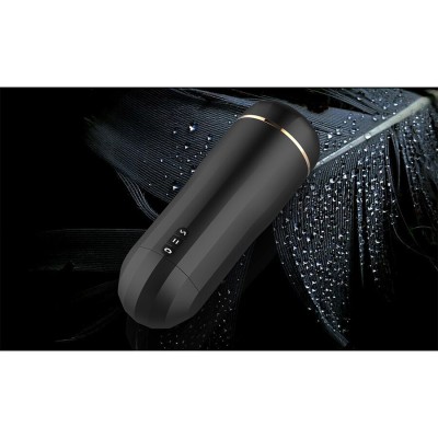 SHEQU - MASTURBADOR SNOW VAGINA COM VIBRAÇÃO E ONDAS ESTIMULANTES - D-243029 - Dona Pimenta