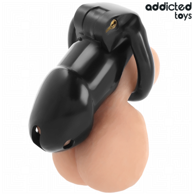 ADDICTED TOYS LOCKED - GAIOLA DE PÉNIS CELL MINDNIGHT TAMANHO L - D-242956 - Dona Pimenta