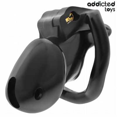 ADDICTED TOYS LOCKED - GAIOLA PARA PÉNIS CELL MINDNIGHT TAMANHO S - D-242957 - Dona Pimenta