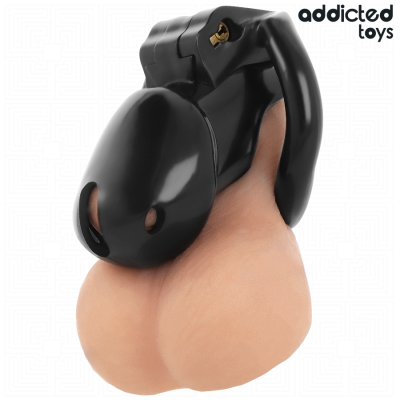 ADDICTED TOYS LOCKED - GAIOLA PARA PÉNIS CELL MINDNIGHT TAMANHO S - D-242957 - Dona Pimenta