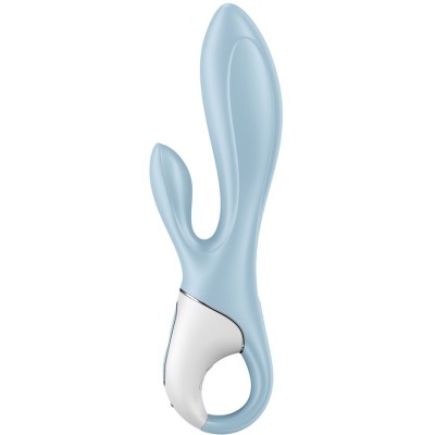 SATISFYER - BOMBA DE AR BUNNY 1 COELHO INFLÁVEL VIBRADOR AZUL - D-242808 - Dona Pimenta