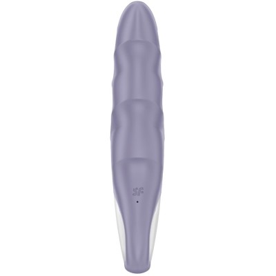 SATISFYER - BOMBA DE AR VIBRADOR 1 VIBRADOR INFLÁVEL PONTO G ROXO - D-242809 - Dona Pimenta