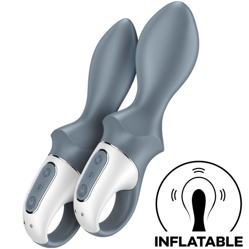 SATISFYER - BOMBA DE AR BOOTY 1 VIBRADOR INFLÁVEL ANAL CINZA - D-242807 - Dona Pimenta SATISFYER - BOMBA DE AR BOOTY 1 VIBRADOR INFLÁVEL ANAL CINZA - D-242807 - Dona Pimenta