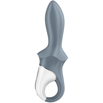 SATISFYER - BOMBA DE AR BOOTY 1 VIBRADOR INFLÁVEL ANAL CINZA - D-242807 - Dona Pimenta