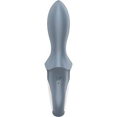 SATISFYER - BOMBA DE AR BOOTY 1 VIBRADOR INFLÁVEL ANAL CINZA - D-242807 - Dona Pimenta