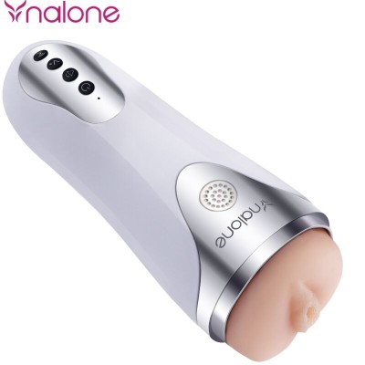 NALONE - MAGICIAN MASTURBATOR COM VIBRAÇÃO BRANCO - D-241208 - Dona Pimenta