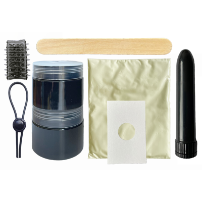 CLONEBOY KIT CLONER DE PÉNIS COM VIBRAÇÃO PRETO - D-216614 - Dona Pimenta