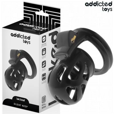 ADDICTED TOYS LOCKED - GAIOLA PARA PÉNIS SILENT KEEP 7,5 CM - D-242966 - Dona Pimenta