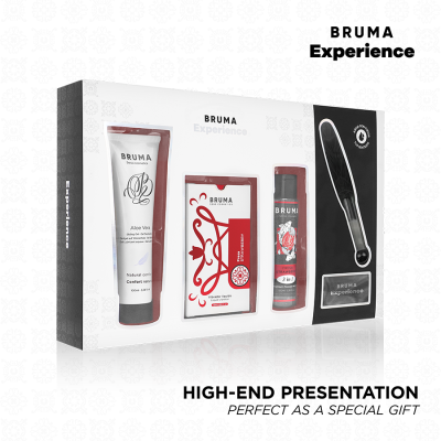 BRUMA XPERIENCE - KIT DE TENTAÇÃO VIBRO-ORGÃSMICA DE MORANGO DOCE - D-243620 - Dona Pimenta