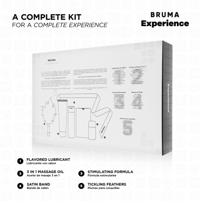 BRUMA XPERIENCE - KIT DE TENTAÇÃO VIBRO-ORGÃSMICA DE MORANGO DOCE - D-243620 - Dona Pimenta
