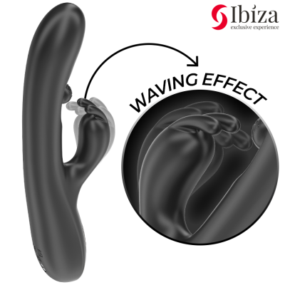 IBIZA - PODEROSO VIBRADOR RABBIT COM PÃROLA ROLANTE MASSAGEADORA - D-242824 - Dona Pimenta
